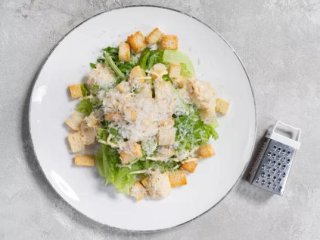 Вегетарианский салат Цезарь-5