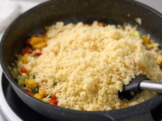 Кускус с тыквой и овощами-9